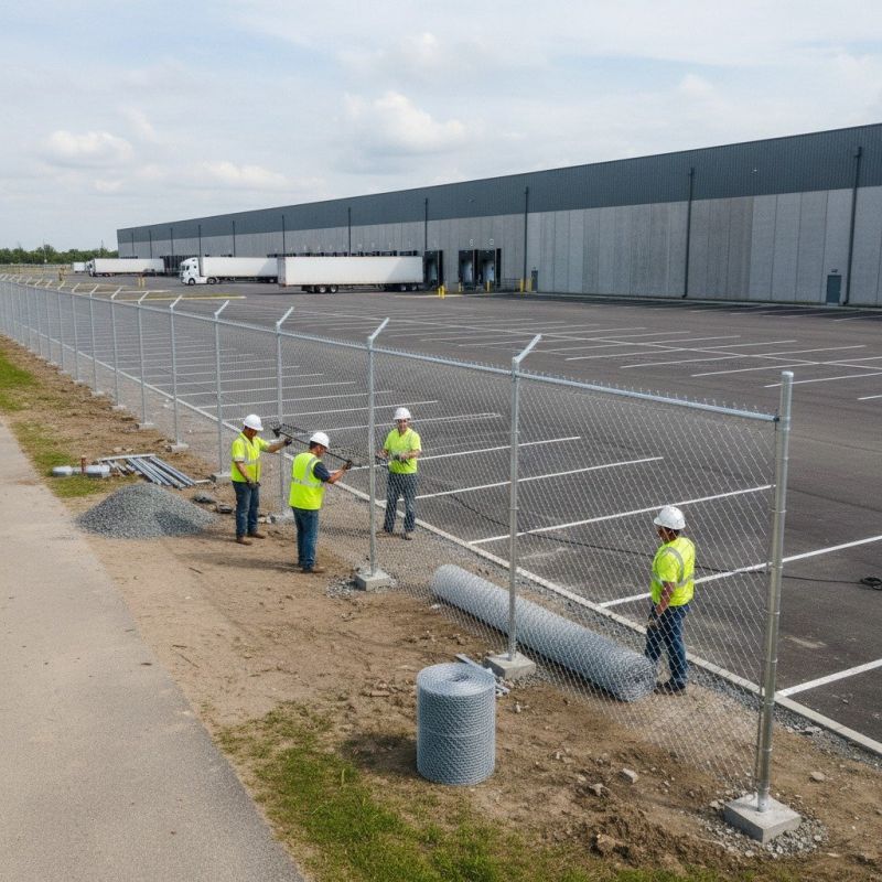 Chain Link Fence Installation
