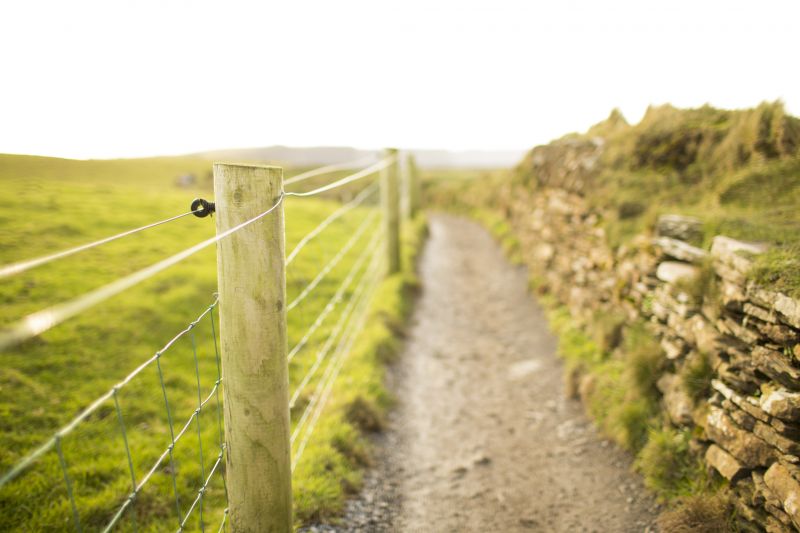 Wire Mesh Fence Installation detail